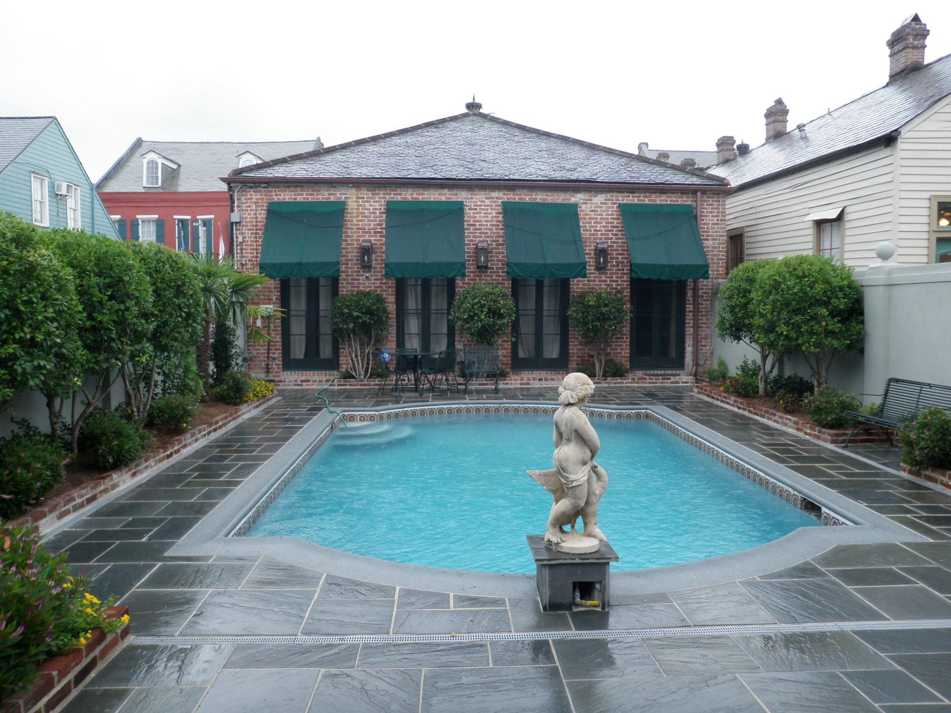 French Quarter pool after renovation
