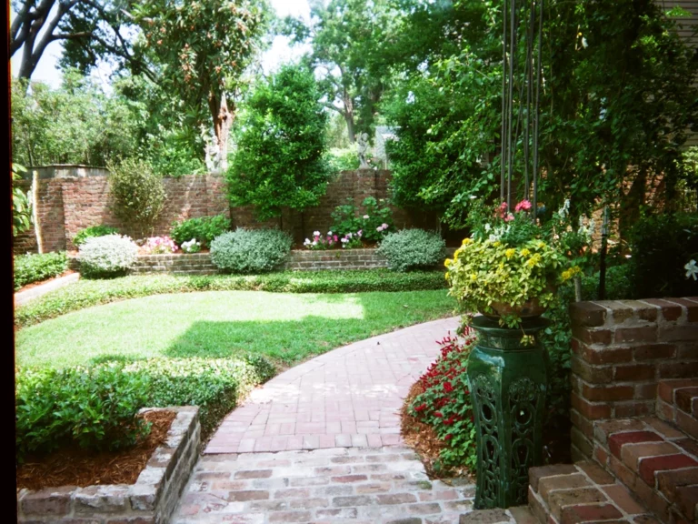 Lush Garden in New Orleans