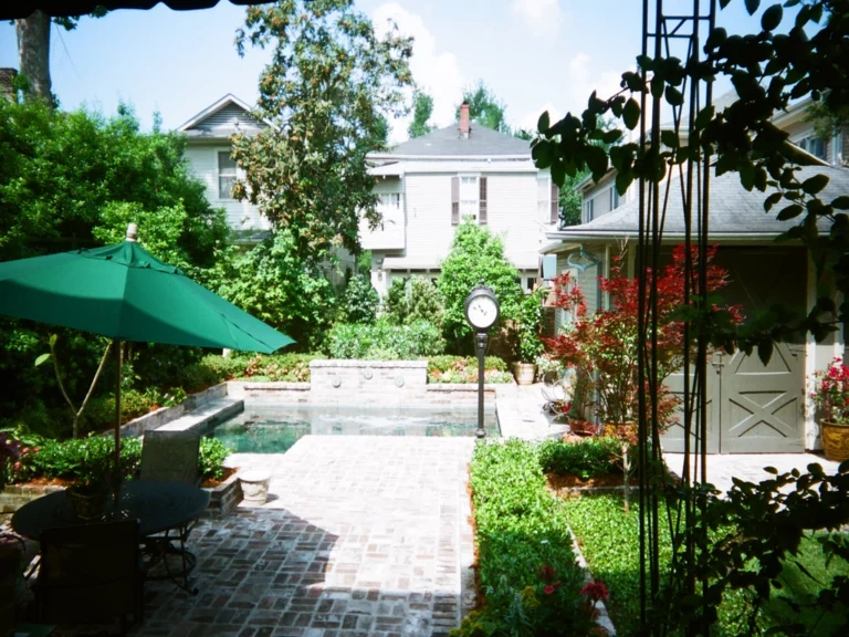 Backyard oasis in New Orleans